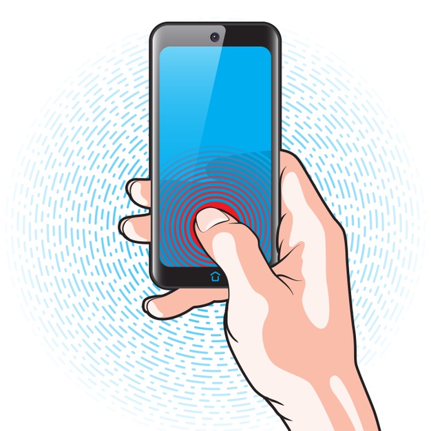 People using app