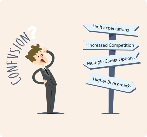 Career Confusion Illustration